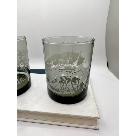 Vintage 1980s Libbey McDonalds Hawaii Promotional Souvenir Glasses - Picture 10 of 10